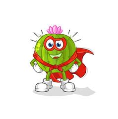 cactus heroes vector. cartoon character