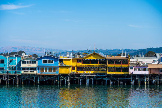 Old Fisherman's Wharf In Monterey California