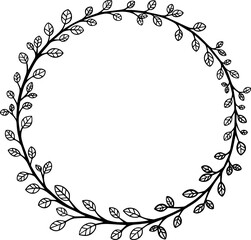 flower botanica doodle floral drawing