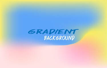 blue yellow pink fluid gradient shape background10