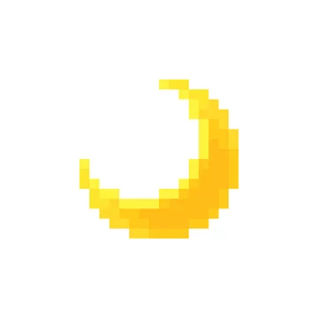 Transparent Pixel Gif - Pixel Moon Png, Png Download is free