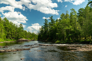 Crown Land North Frontenac Ontario Canada Summer River