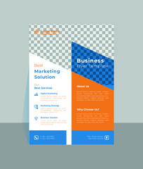 Corporate business flyer template