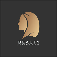 beauty silhouette logo