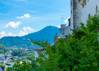 View to the Hohensalzburg Fortress, Salzburg