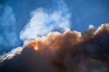 Utah wildfire mountain environment