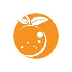 Orange logo design Vector icon illustration design