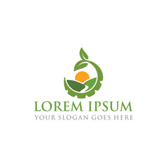 environment logo , nature logo vector