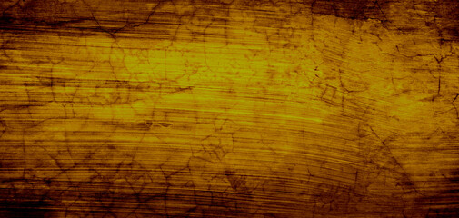 Rusty cement for the background. Screen wallpapers. Grunge.Cracked.Gold.Yellow.