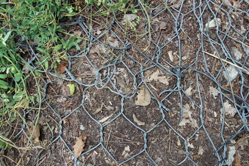 the old grid is lying on the track