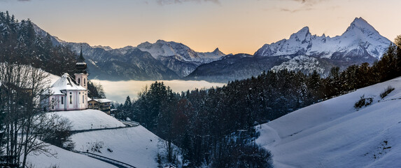 Watzmann Und Maria Gern Nebel