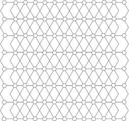 Seamless geometric vector pattern. hexagons geometric vector pattern.