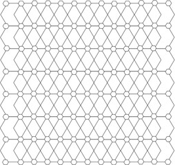 Seamless geometric vector pattern. hexagons geometric vector pattern.