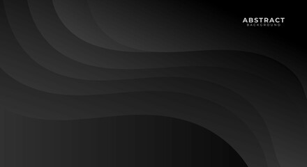 Abstract wavy pattern black background