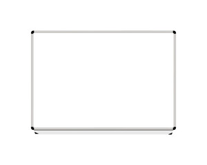 Board for teaching, for writing with a marker. Blank vector illustration