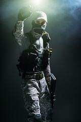 Fototapeta premium special operations soldier