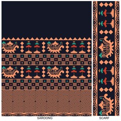 TAPIS LAMPUNG ANCIENT COASTAL DRAGON BOAT