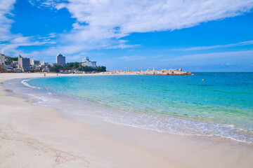 Shirahama Beach in Wakayama Prefecture, Kansai, Japan.