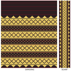 Tapis Tangkit Betang is a knitted and woven Lampung cultural heritage that has the characteristics of a mountain and stars