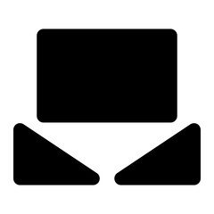 white balance glyph icon