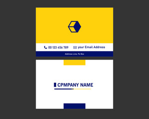 modern business card template Royalty Free Vector