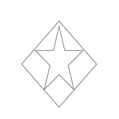 Line star for background wallpaper and seamless artwork illustration texture of vector graphic design isolated flat trendy design for cotton beautiful pattern colorful fabric paper craft and sheep