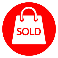 Shopping bag icon Sale package sign design