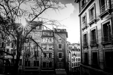 Naklejka premium Urban shoot in Geneva
