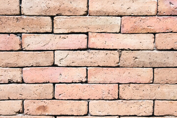 Obraz premium Seamless patterns of brick wall brown light red color background