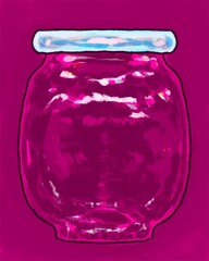 Glass jar
