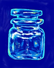 Glass jar