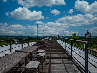 Naklejka premium Photo of Global Sustainable Destinations Top 100 at Nan Province, Thailand.