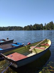 Obraz premium Boats on the lake