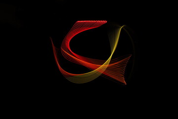 Abstract Lightpainting Background Stream - VISION photography