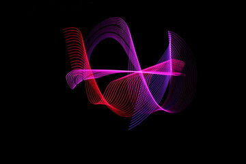 Abstract Lightpainting Background Cross - VISION photography