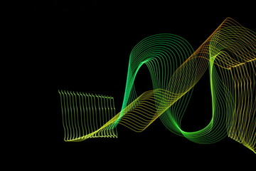 Abstract Lightpainting Background Waves - VISION photography
