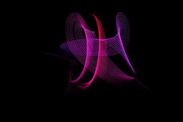 Abstract Lightpainting Background Swirls - VISION photography