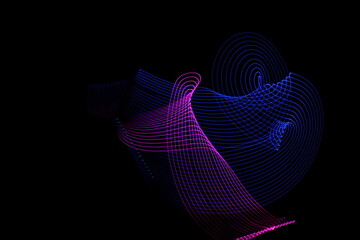 Abstract Lightpainting Background Waves - VISION photography