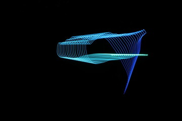 Abstract Lightpainting Background Stream - VISION photography
