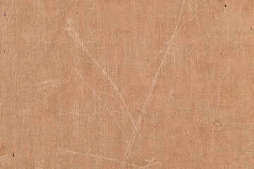 Weathered fabric background from old book cover. grunge cloth texture