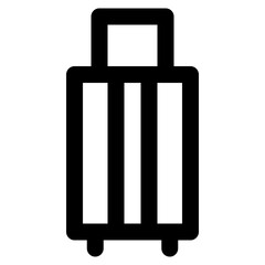 holdall vector icon for website, apps and any other project - stock vector