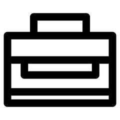 baggage vector icon for website, apps and any other project - stock vector