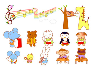 合奏する動物たち