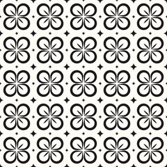 Vector Geometric Abstract Seamless Monochrome Pattern Texture Background