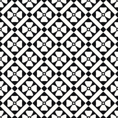 Vector Geometric Abstract Seamless Monochrome Pattern Texture Background