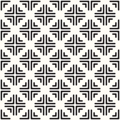 Obraz premium Vector Geometric Abstract Seamless Monochrome Pattern Texture Background