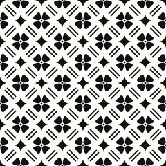 Vector Geometric Abstract Seamless Monochrome Pattern Texture Background