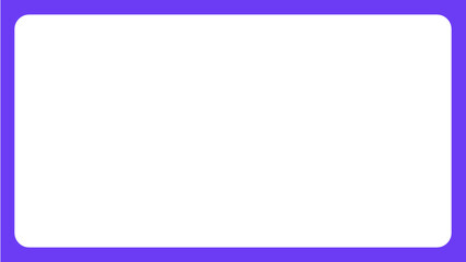 Violet and blue frame for text.