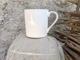 Mug mockup. Mockup Styled Stock Product Image, white mug that you can add your custom design  to. White mug.