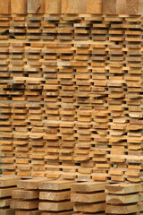 drying process of wood of different sizes